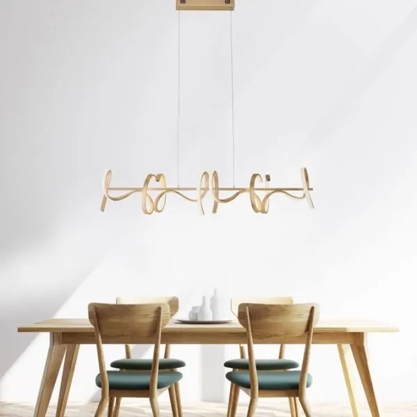 Leuchten Direkt 19033-60 - LED Stmievateľný luster na lanku CURLS LED/40,8W/230V