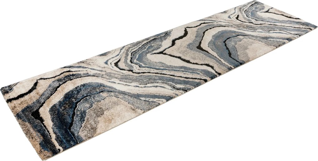 Obsession, Behúň My Bologna 461 Blue, 80x300, modrá, chodba / predsieň