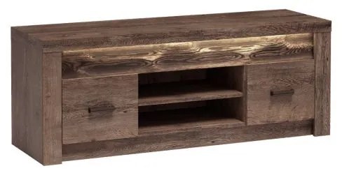 TV stolík Indianapolis 137 cm jaseň tmavý