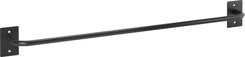 Bemeta Design EASY01: Držiak uterákov, 600 mm, čierna - 164104040