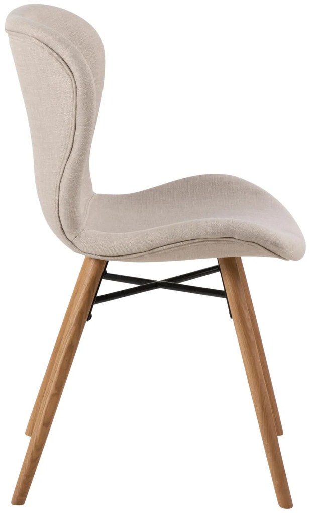 Béžová Stolička Batilda A1 hnedá 82.5 × 47 × 53 cm ACTONA