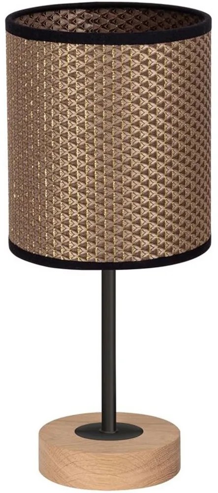 Spot-Light 7017401011553 - Stolová lampa BENITA 1xE27/60W/230V dub