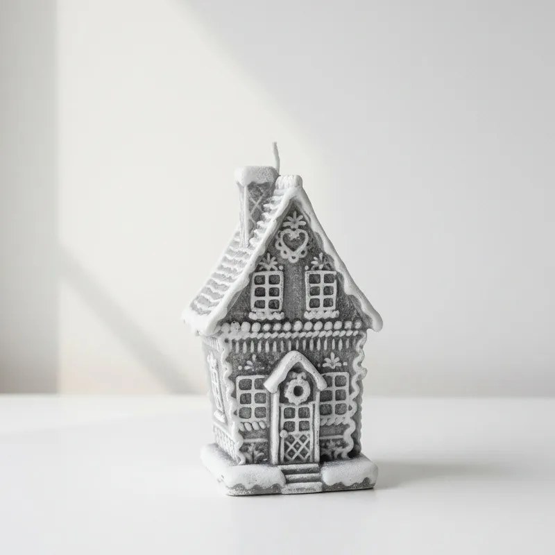 Veľká vianočná sviečka ARCHO L šedá