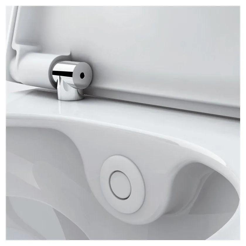 GEBERIT Duofix Special súprava 5v1 - inštalačný modul, závesná sprchová toaleta Rimless a Softclose sedátko TECEone, tlačítko Sigma01, 115.770.21.5 (lesklý chróm), 111.355.00.5 NT2