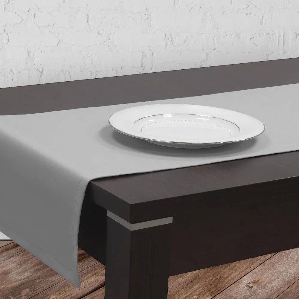 Dekorstudio Teflónovy behúň na stôl BP32 - sivý Rozmer behúňa (šírka x dĺžka): 40x140cm