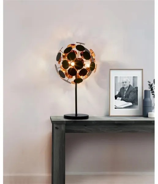 Searchlight EU3070BG - Stolová lampa DISCUS 1xE14/60W/230V