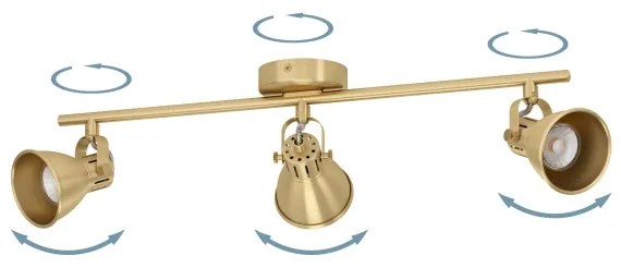 Eglo 900172 - LED Bodové svietidlo SERAS 3xGU10/3W/230V