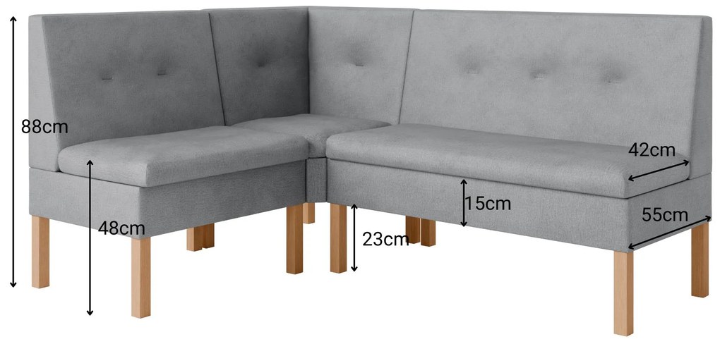 Rohová lavica Paryd 130x170 (tmavozelená). Akcia -20%. Vlastná spoľahlivá doprava až k Vám domov. 1129779
