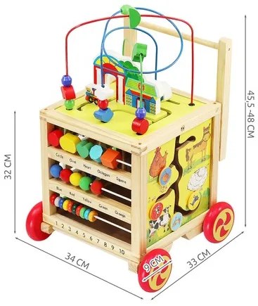 Interaktívny drevený posunovač Kruzzel P15128