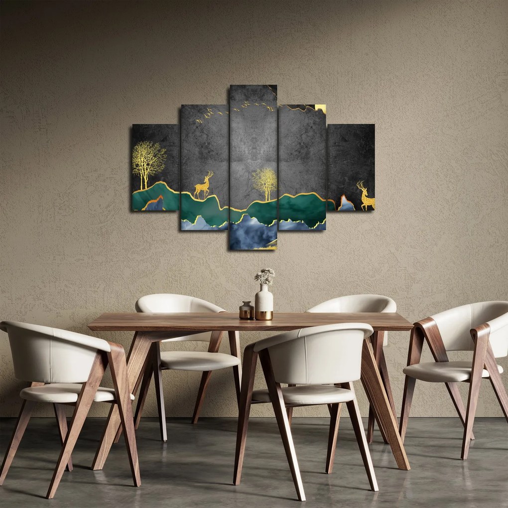 Obraz - Horská scenéria (150x105 cm)