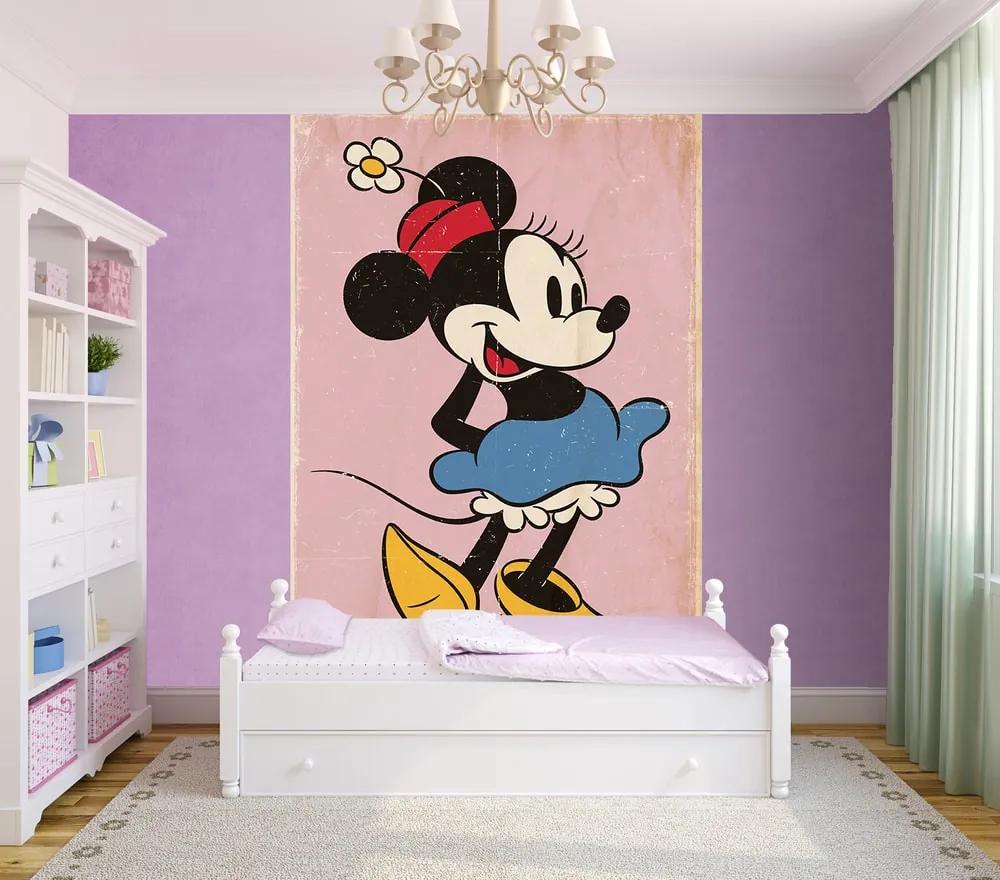 1Wall fototapeta Minnie Mouse retro 158x232 cm