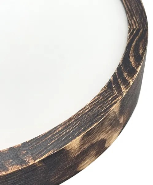 Brilagi - LED stropné svietidlo CARVALHO SLIM SMOKEY LED/20W/230V dub pr. 27,5 cm