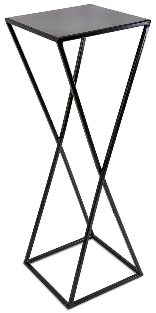 STOJAN NA KVETINÁČ LOFT5 70X24X24 CM ČIERNA