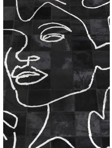Art Faces koberec čierny 170x240 cm