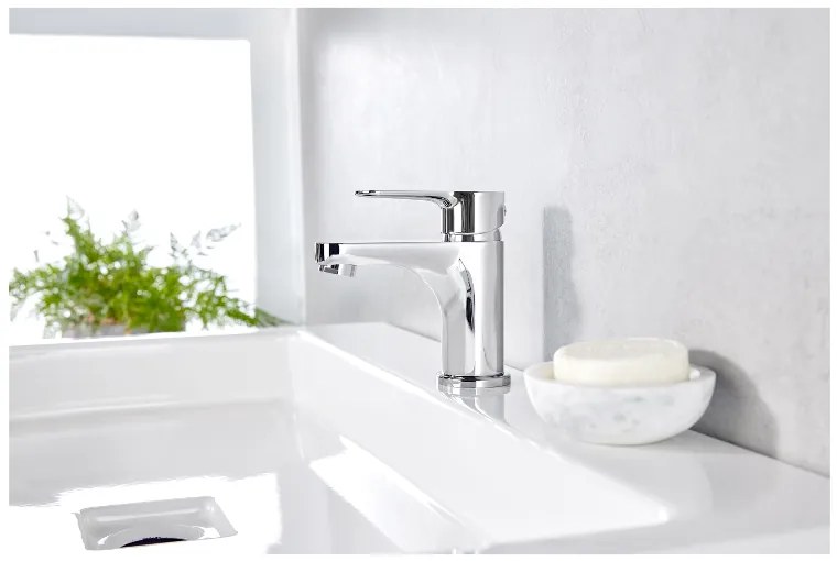 Livarno home Umývadlová batéria (široká rukoväť)  (100390562)