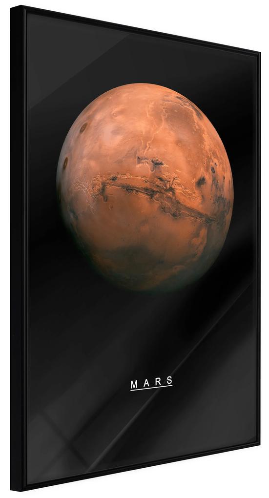 Artgeist Plagát - Mars [Poster] Veľkosť: 20x30, Verzia: Čierny rám s passe-partout