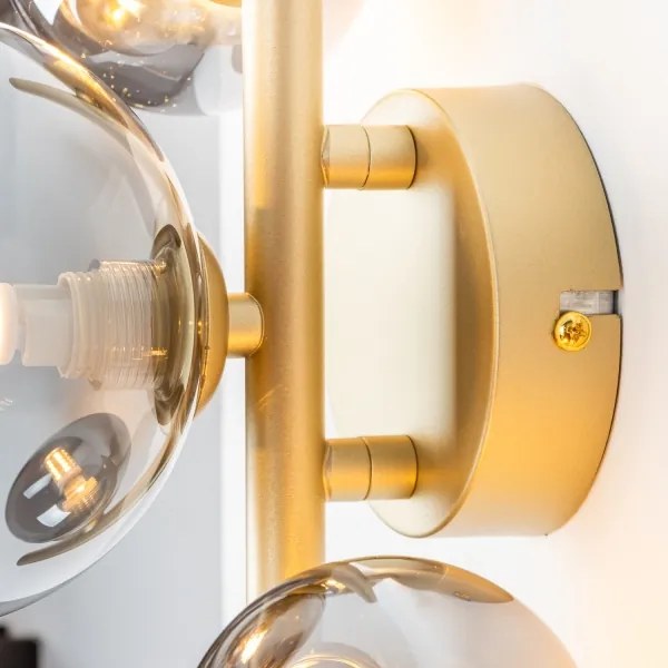 Brilagi - LED Nástenné svietidlo MILLA 3xG9/3W/230V zlatá/dymová