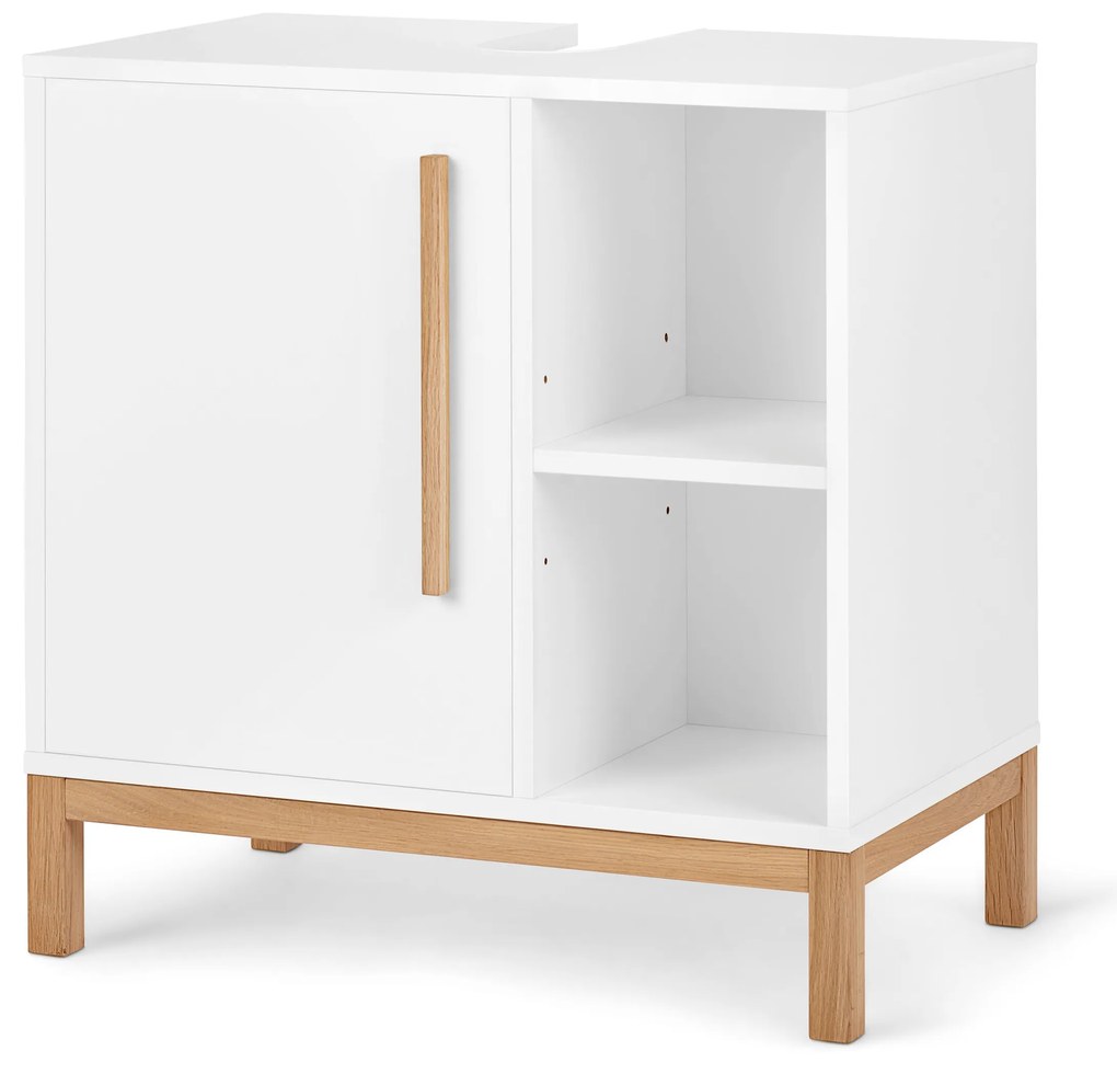 Skrinka pod umývadlo »Eklund« s dvierkami a bočným priečinkom