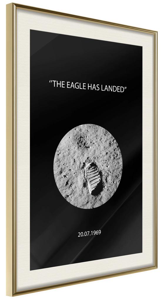 Artgeist Plagát - The Eagle Has Landed [Poster] Veľkosť: 30x45, Verzia: Zlatý rám