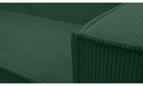 Univerzálna rohová rozkladacia sedacia súprava do U LONDON zelená