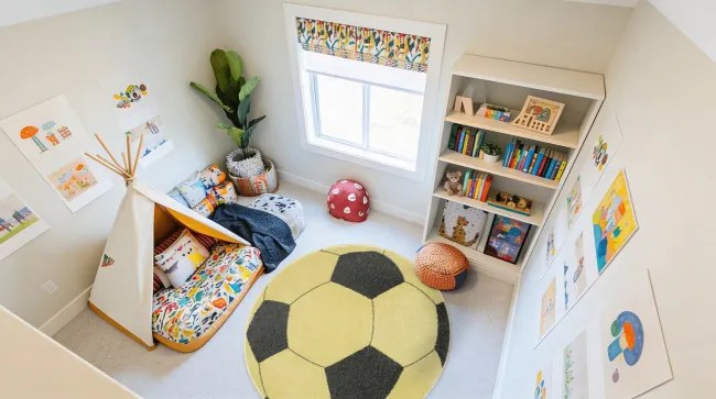 Koberec Lima G758A Football, žltý / grafitový kruh