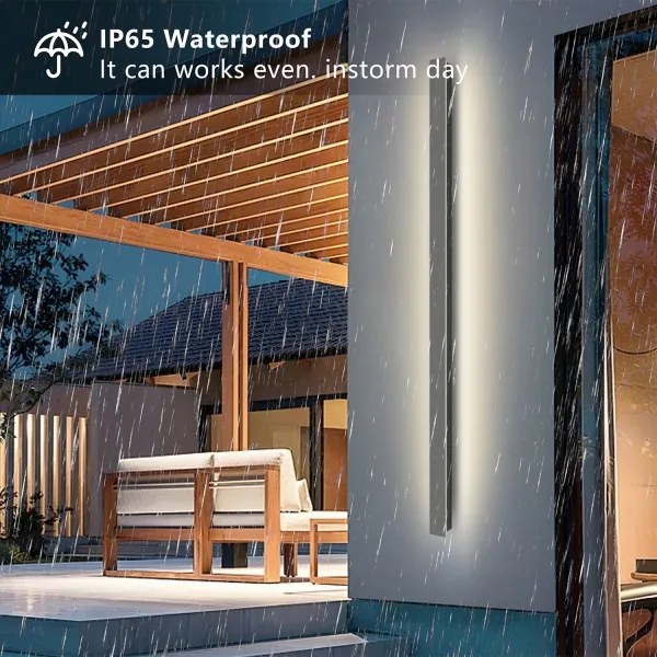 Brilagi - LED vonkajšie nástenné svietidlo LINEAR LED/32W/230V 3000K IP65 antracit