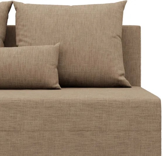 Rohová rozkladacia sedačka FERMO Lux cappuccino