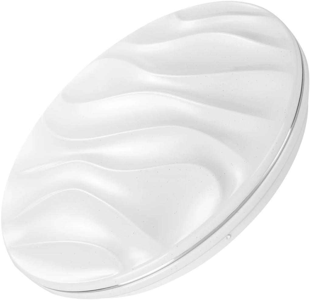 AVIDE Stropné stmievateľné LED osvetlenie SELENE, 48W, teplá-studená biela, 49cm, okrúhle, biele