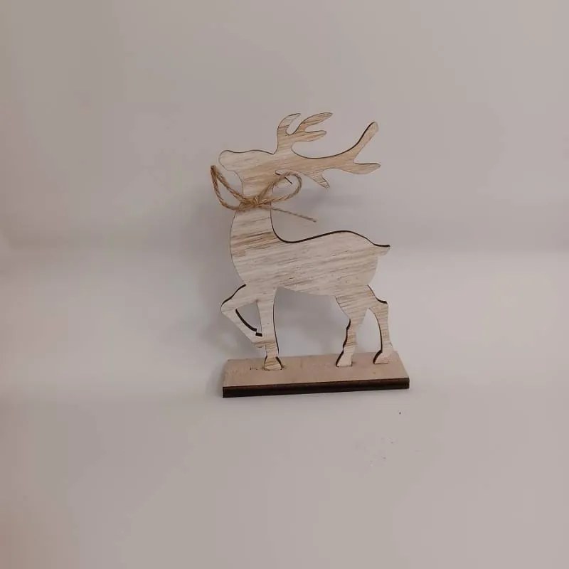 DECOLED Dekorace, jelen, 10,5 x 3,5 x 15,2 cm