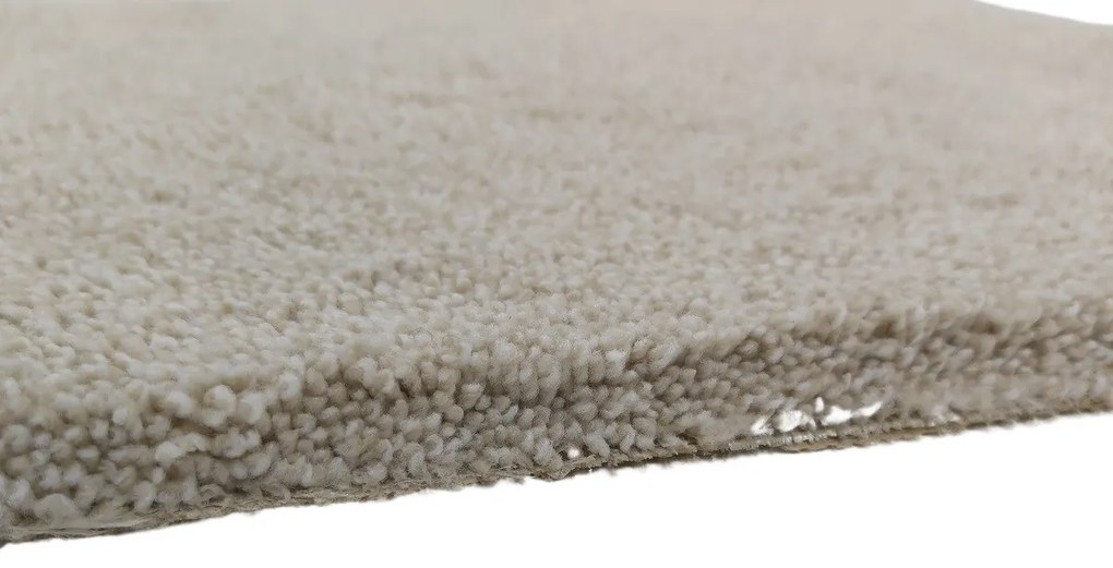 Koberec metráž Supersoft 250 béžový, na mieru s bordúrou, šíře 4m, béžová, ab (mriežka), obývacia izba, Tapibel
