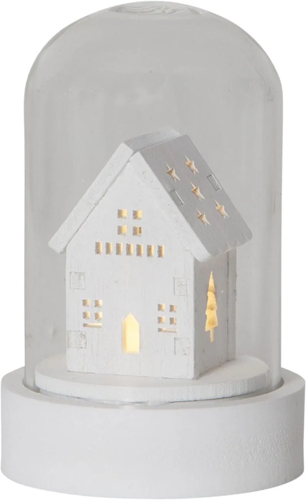 STAR TRADING Svietiaca dekorácia Winter Fairytale Kupol – set 3 kusov