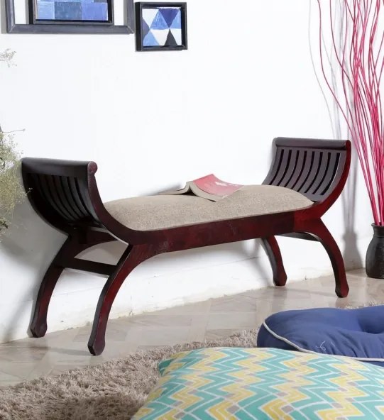 furniture-nabytek.cz - Drevený taburet z masívu palisander 120x60x40