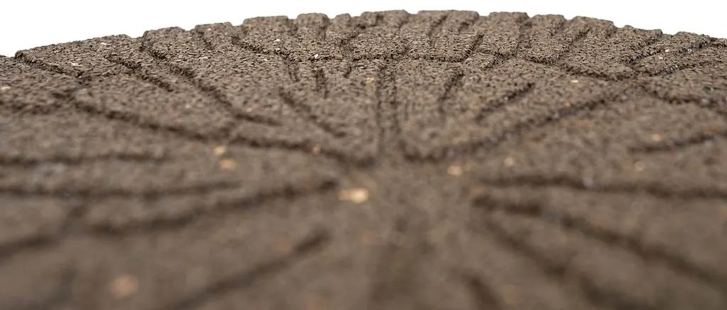 Dekoratívny záhradný nášľap Cracked Log hnedý, gumový MHEU5000063