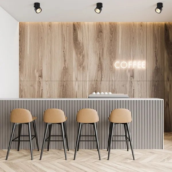 Zuma Line 20001-BK-N - Bodové svietidlo LOMO 1xGU10-ES111/15W/230V, čierne