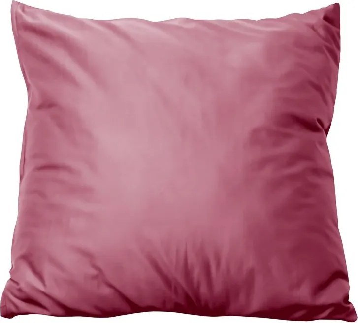 Polášek Povlak na vankúš z bavlneného saténu - Stone grey | 50 x 50 cm