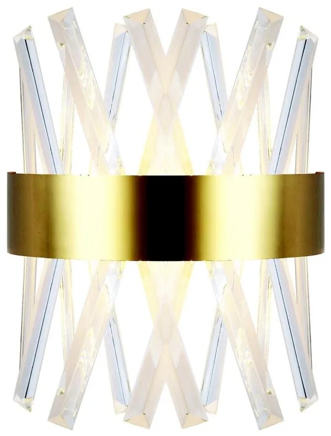 Eurolamp Nástenné svietidlo 4XG9/4W/230V zlatá EU0049