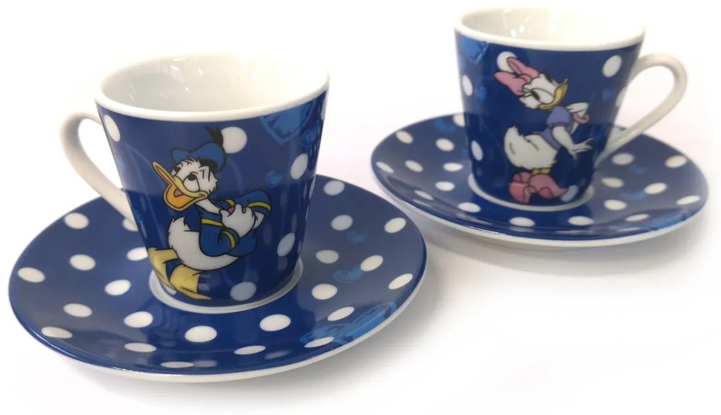 Sada dvou porcelánových šálků Volponi - Disney