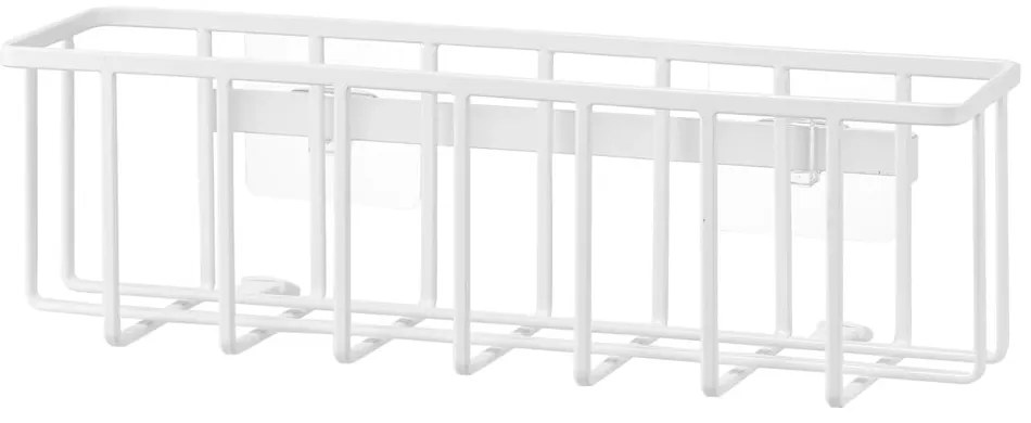 Biely kovový stojan na umývacie prostriedky bez vŕtania Film Hook – YAMAZAKI