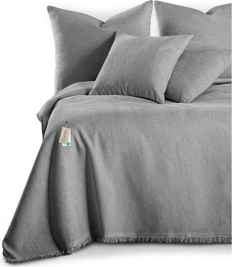 Sivý pléd zo ženilky 220x240 cm Talo – Filumi