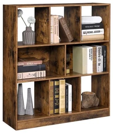 Knižnica NAVARO hnedá