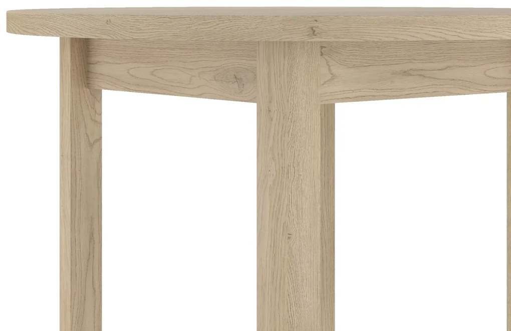 Okrúhly jedálenský stôl ADAM 80x80 cm, dekor dub Cremona Torro