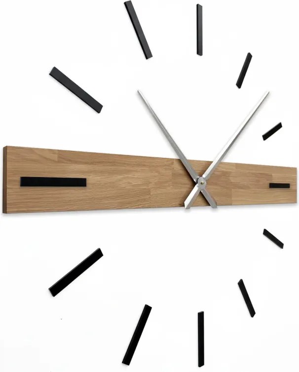 Moderné nástenné hodiny s dreveným pásom do obývačky | SENTOP MAS025-3041