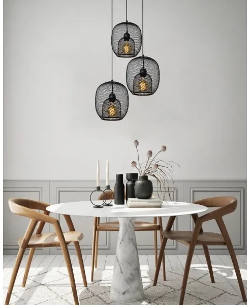 Lucide 78396/03/30 - Luster na lanku JERREL 3xE27/40W/230V