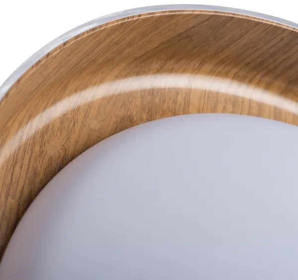 Kanlux 37317 - LED Stropné svietidlo NIFU LED/17,8W/230V pr. 43 cm biela/hnedá