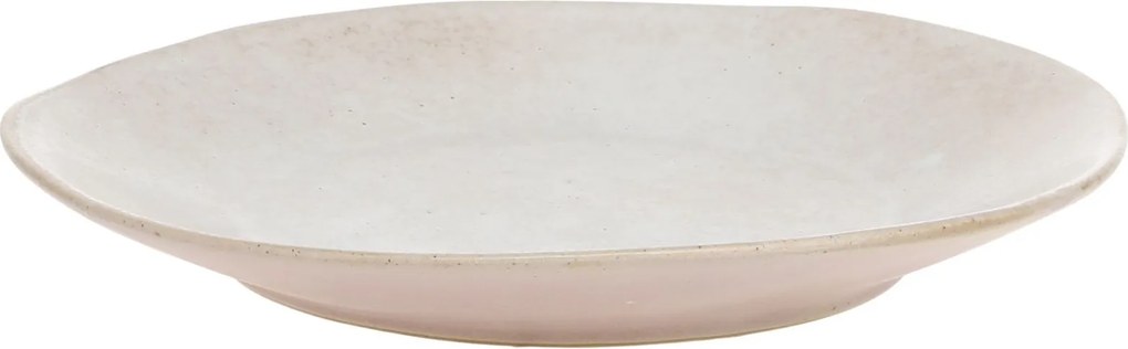 Béžovo-ružový rustikálny jedálenský tanier Valence Dusty Rose - Ø 27*3 cm