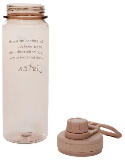 Fľaša LUNARE béžová s nápisom 888279 700 ml