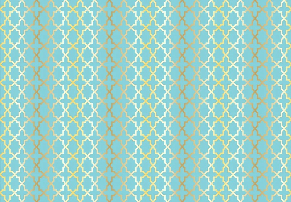 Fototapeta - Geometrická abstrakcia - pastel (254x184 cm)