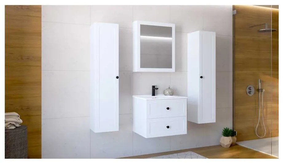 Skrinka pod umývadlo Bondi 60 cm, biela