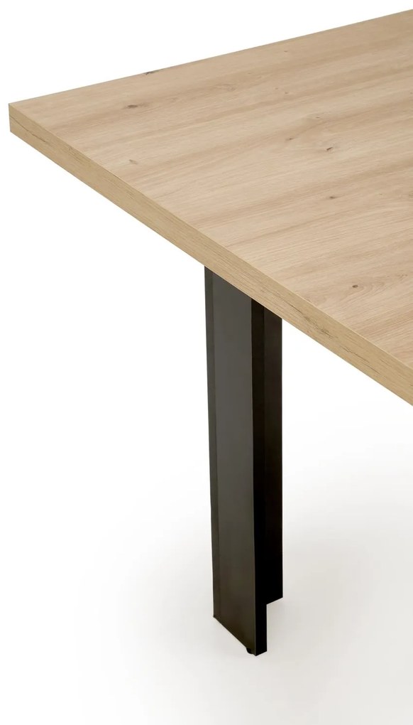 Jedálenský rozkladací stôl Bagio 120/160 cm dub artisan/čierny