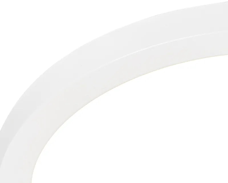Sada 6 zapustených alebo povrchových bodových svetiel biela 30 cm vrátane LED 3-krokového stmievania do tepla - Trans